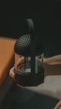 Transparent Light Speaker, svart