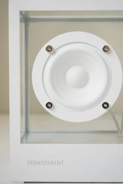 Transparent Small Transparent Speaker, vit