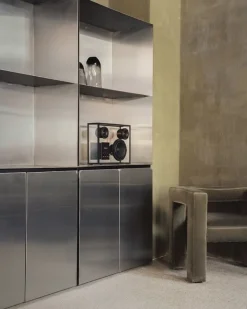 Transparent Transparent högtalare, svart - röd