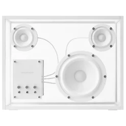 Transparent Transparent högtalare, vit