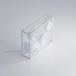 Transparent Transparent högtalare, vit