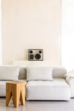 Transparent Transparent högtalare, svart