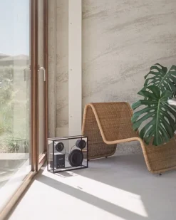 Transparent Transparent högtalare, svart