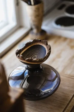 Utopia & Utility Bloom stapelbar behållare, 26 x 26 cm, rök