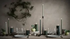 Uyuni Lighting LED antikljus, 32 cm, 2 st, mattblå