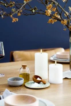 Uyuni Lighting LED-blockljus, 7,8 x 20 cm, nordic white