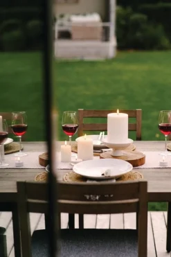 Uyuni Lighting LED-blockljus, 5 x 7,5 cm, nordic white