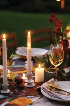 Uyuni Lighting LED-blockljus, 5 x 7,5 cm, nordic white