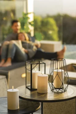 Uyuni Lighting Outdoor LED blockljus, 10,1 x 17,8 cm, vit