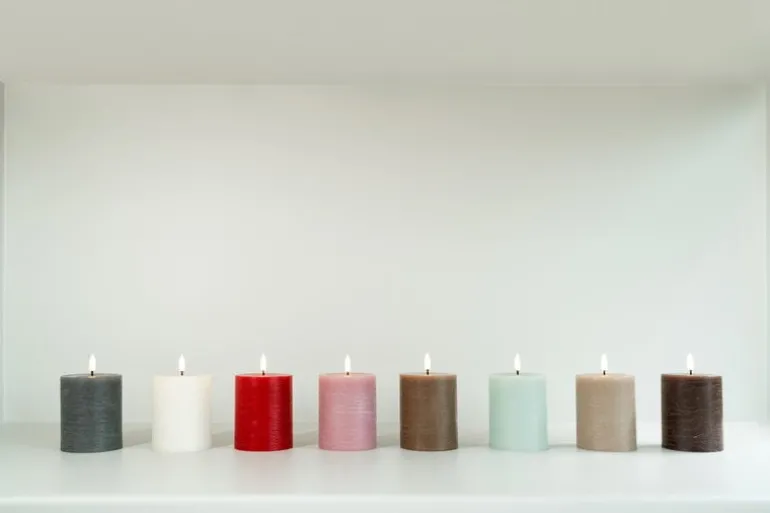 Uyuni Lighting Outdoor LED blockljus, 10,1 x 7,8 cm, vit