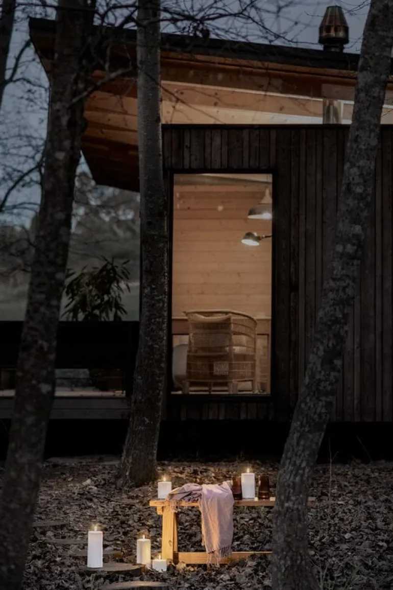 Uyuni Lighting Outdoor LED blockljus, 8,4 x 20 cm, vit