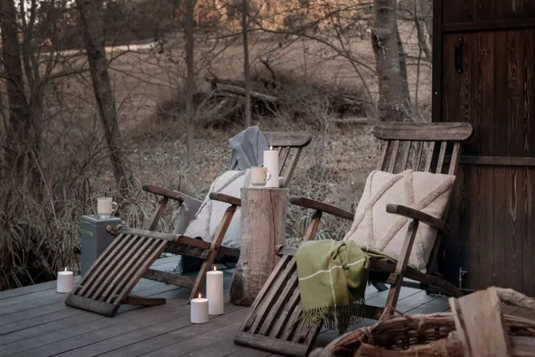 Uyuni Lighting Outdoor LED blockljus, 8,4 x 10 cm, vit