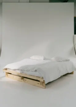 Vaarnii 017 Aamu, sängram, 160 cm, furu