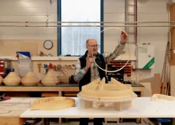 Vaarnii 1005 Hans taklampa, 55 cm, furu