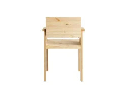 Vaarnii 016 Maasto matstol med armstöd, furu