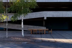 Vaarnii 013 Osa matstol för utomhusbruk, furu