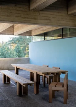 Vaarnii 013 Osa matstol för utomhusbruk, furu