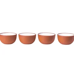 Vaidava Ceramics Earth dippskål, 4-pack, vit