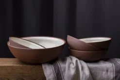 Vaidava Ceramics Earth Raw skål, 2 l, brun - beige