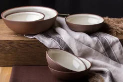 Vaidava Ceramics Earth Raw skål, 2 l, brun - beige