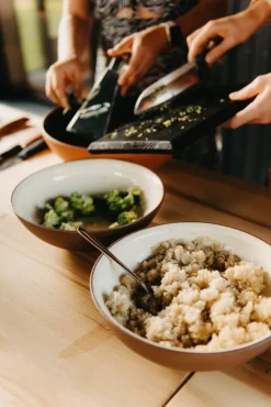 Vaidava Ceramics Earth Raw skål, 2 l, brun - beige