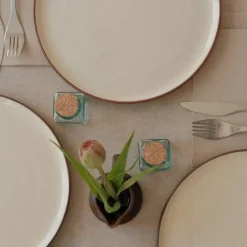 Vaidava Ceramics Earth Raw tallrik, 22 cm, brun - beige