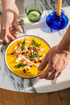 Vaidava Ceramics Earth Raw tallrik, 22 cm, brun - beige