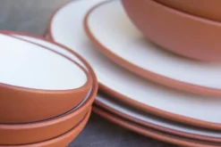 Vaidava Ceramics Earth skål 1 l, vit