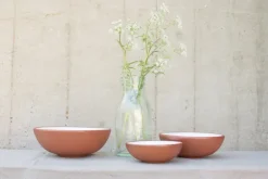 Vaidava Ceramics Earth skål 1 l, vit