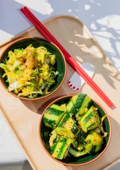 Vaidava Ceramics Earth skål 0,2 L, set om 3 + bricka, mossgrön