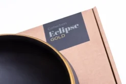 Vaidava Ceramics Eclipse Gold lunchskål 1,1 L, svart - guld