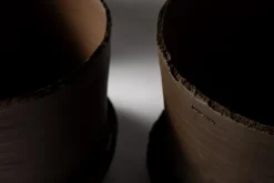 Vaidava Ceramics Soil kruka med fat; S, brun