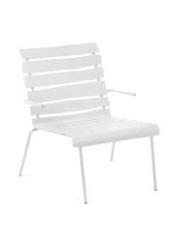 valerie_objects Aligned lounge stol, off-white