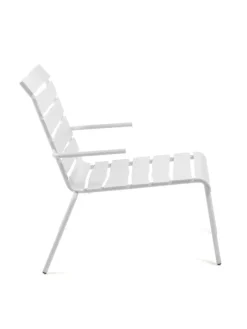 valerie_objects Aligned lounge stol, off-white