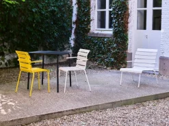 valerie_objects Aligned lounge stol, off-white