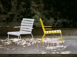 valerie_objects Aligned lounge stol, gul