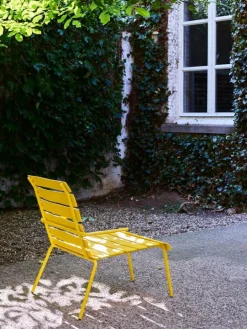 valerie_objects Aligned lounge stol, gul