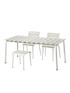 valerie_objects Aligned sidobord/pall, off-white