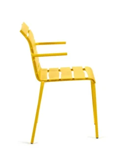valerie_objects Aligned stol med armstöd, gul