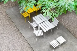 valerie_objects Aligned stol, off-white