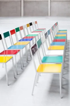 valerie_objects Alu stol, mörkblå - grön