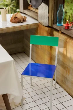 valerie_objects Alu stol, mörkblå - grön