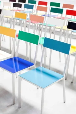 valerie_objects Alu stol, mörkblå - grön