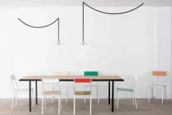 valerie_objects Alu stol, mörkblå - grön