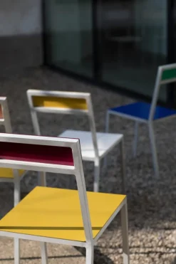 valerie_objects Alu stol, mörkblå - grön