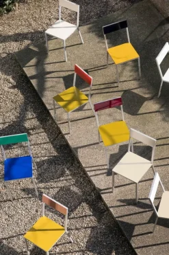 valerie_objects Alu stol, gul - rosa