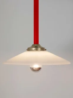 valerie_objects Hanging Lamp N°5, dimbar, menie red