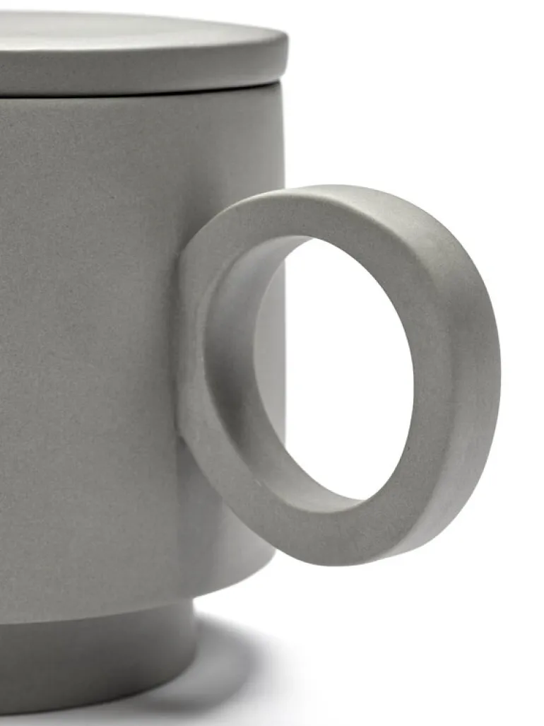 valerie_objects Inner Circle tekanna, ljusgrå