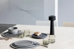 valerie_objects Inner Circle dricksglas, 4 st, 25 cl, rökgrå