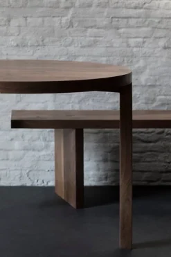 valerie_objects Solid bänk, 200 cm, valnöt